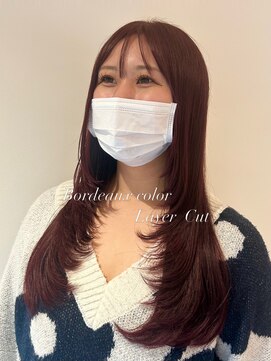 シエル ドゥ サワ(ciel de SAWA) 顔まわりレイヤーで叶える小顔ロングスタイル