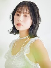 ラフィス ヘアー ピーチ 岡山店(La fith hair peach)&nbsp;【La fith】ブルージュ×くびれボブ
