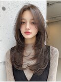 レイヤーカットハイレイヤー顔周りカット韓国風レイヤー髪質改善