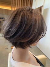 ラシェヴー(LA CHEVEU) 大人女性×ナチュラルショート×ベージュカラー