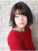 動きのあるボブ