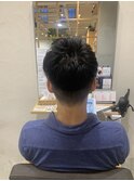 刈り上げ2ブロックショート