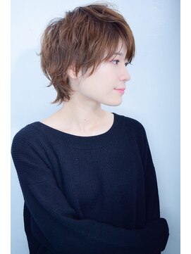 ラウンジ モリオ イケブクロ(Lounge MORIO Ikebukuro) 【morio池袋】秋冬人気大人可愛い耳かけ小顔ショートウルフ