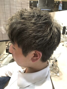 アフィニティー(AFINITY) メンズxダブルカラー《ケアブリーチ/堅田美容室/髪質改善》