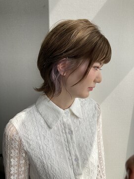 ルーフ 用賀(ROOF) 【ROOF用賀店】アッシュベージュ/インナーピンクベージュ