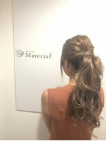 ヘアスタジオ マテリアル 中央駅店(hair studio Material)&nbsp;アップスタイル