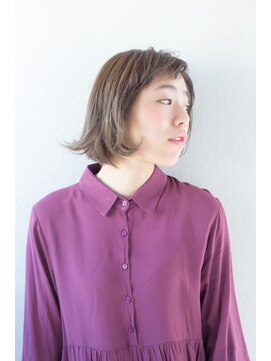 ナンバー デセオ 吉祥寺(N° deseo) 大人可愛い20代30代40代小顔ワンサイドショートボブ丸み前下がり