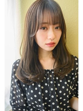 トローノ 栄(TRONO) 20代30代40代◎韓国人風ワンカールヘア/春グレージュカラー