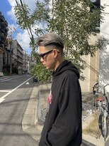 メリケンバーバーショップ フクオカ(MERICAN BARBERSHOP FUK)&nbsp;ダブルカラーバーバースタイル