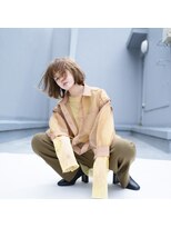 シータ(CITA)&nbsp;ベージュ×レイヤーボブ