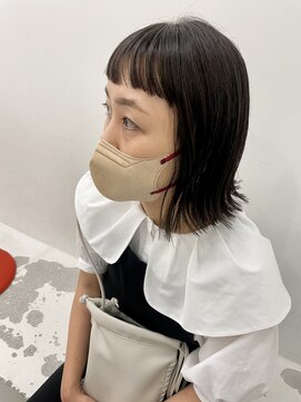 エンドリンク(endlink) オン眉×パツっと外ハネボブ