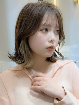 シーシンジュク 新宿南口(Sea shinjuku) 大人ガーリー×ブリーチなし◎前髪/顔周り×韓国ロング[新宿]