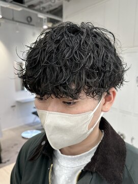 フィフス 天神大名(fifth) 波巻きパーマツイストスパイラルパーマメンズパーマメンズヘア