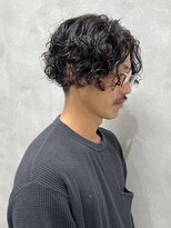 ウクラ バイ レシッド 池袋(uchla by rcid) イメチェン爽やか大人ヘア黒髪ミディアムソフトスパイラルパーマ
