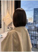 切りっぱなしボブ[表参道/ブリーチ/ハイライト]Mai
