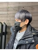 メンズショート/ハイトーン/グレー/20代30代40代