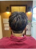 襟足刈り上げマッシュショート