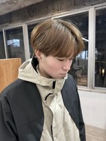 シアー(siar)&nbsp;ハイトーン　マッシュ　センター分け