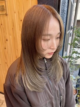 オアシス(oasis) 【oasisオグラ】フェイスウルフレイヤーグレージュ