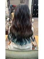 ルーナヘアー(LUNA hair)&nbsp;『京都 山科 ルーナ』裾グラデーション エンドカラー 草木真一郎