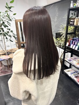 アルコイリスバイドールヘアー(ARCOIRIS by Dollhair) ラベンダーピンクベージュサラ艶ロングニュアンスカラー都島