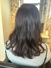 カラン(hair design Kraan)&nbsp;ミディアムボルドーピンク