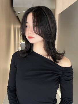 ニューワン バイ ネイバー 立川(Newone by neighbor) レイヤーカットナチュラルハイトーンデザインカラー[立川駅]