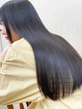 ヘアレスキュー クルアルガの写真/癖を解消しつつ、C・Jカールが欲しい方に必見★毛先が不自然にツンとなりにくい、やわらかな仕上がりに！