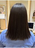 大人のうる艶美髪縮毛矯正×ミディアムボブ【カミケンネクスト】