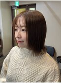 顔周りレイヤーボブ