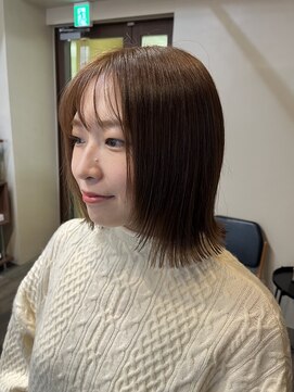 シーン(seen.) 顔周りレイヤーボブ