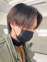 エルマーク 神戸三宮(L-MARK) センターパートニュアンスパーマ韓国カルマパーマコンマヘア