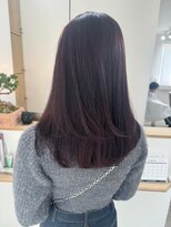 ビビバイベル(BiVi by BHEL)&nbsp;グレージュブルージュベージュカラー顔周りレイヤーカット韓国