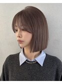 アゴ下3センチのタッセルボブはちょい大人な雰囲気★