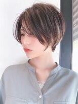 セイドット リー(Say. Ree)&nbsp;Say.ショートボブブルーカラー細めハイライトミニウルフ表参道