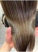 髪質改善　プレミアムカラー　艶ベージュ@田代7/19