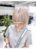 【Whiteblond】ブリーチ１回～