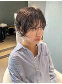 マッシュショート/ショートパーマ/パーマヘア/ショートボブ