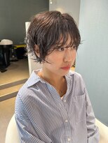 アム(amu)&nbsp;マッシュショート/ショートパーマ/パーマヘア/ショートボブ