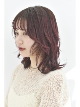 スウィープ(sweep) wine red pink