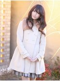 ナチュラルロングでユルイやさしい感じを表現(*^^)v