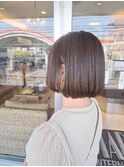 ボブミニボブショートボブナチュラルベージュアッシュベージュ