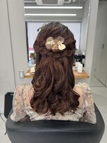 バルベストーキョー(BARBES TOKYO)&nbsp;編み込みハーフアップ【清板】