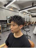 アップバングショート