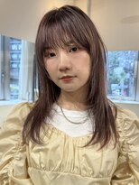 マルケ ドゥ マッシュ(MaruQuee de mashu) ラベンダーカラー/顔まわりカット/レイヤーカット/大阪/茶屋町