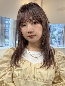 マルケ ドゥ マッシュ(MaruQuee de mashu) ラベンダーカラー/顔まわりカット/レイヤーカット/大阪/茶屋町