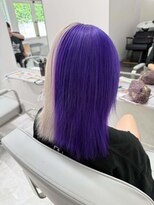ワンズクロエ 原宿店(ONE's Chloe)&nbsp;くびれヘアアプリコットオレンジハイライトカラーくすみベージュ