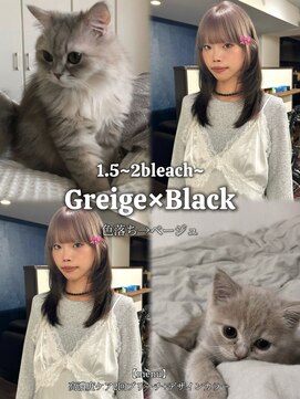 メゾン 心斎橋店(Maison) ミルクティーグレージュ×ブラウン