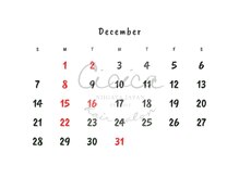 シシカ(Cicica)の雰囲気（12月のお休みは赤い数字の日です。）