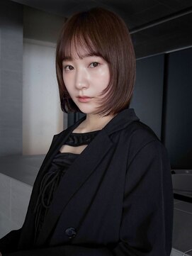 アルバム 渋谷パルコ(ALBUM) ボブミディアム顔周りレイヤー前髪カット_F21311